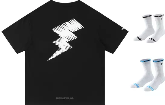 Футболка унисекс VEIDOORN, Пикачу Ангел Белый + носки 2 пары