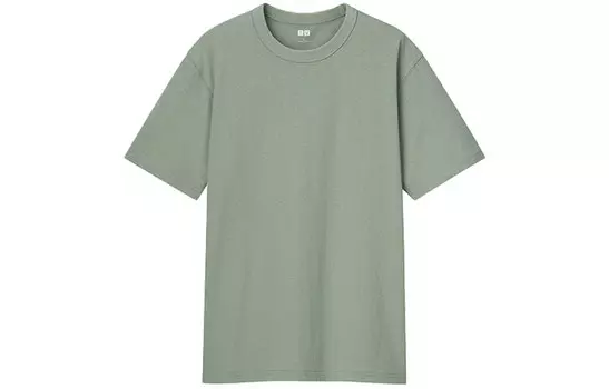 Футболка унисекс Verdant Green Uniqlo, зеленый