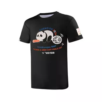 Футболка унисекс Victor, черный