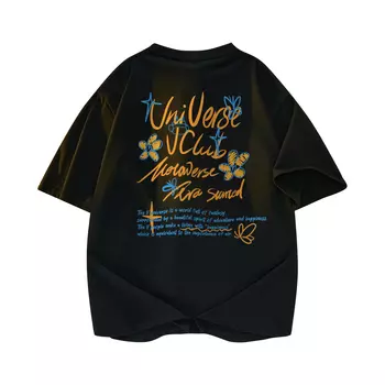 Футболка унисекс VniVerseVClub, Белый Розовый (бесплатные шорты)