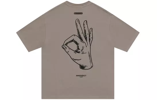 Футболка унисекс «Все вещи на свете» INNERSECT, бежево-желтый