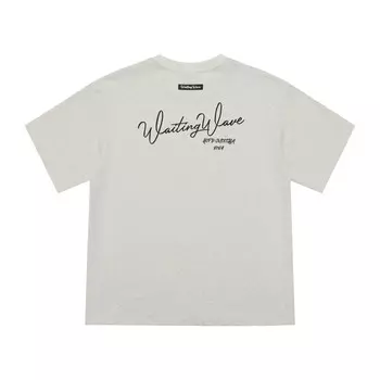 Футболка унисекс Waitingwave, белый