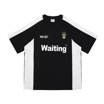 Футболка унисекс Waitingwave, черный