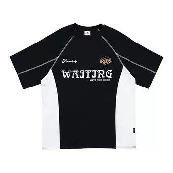 Футболка унисекс Waitingwave, черный