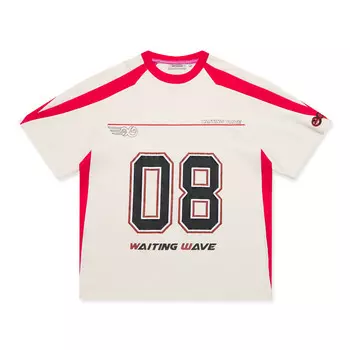 Футболка унисекс Waitingwave, цвет Apricot