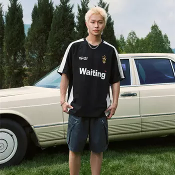 Футболка унисекс Waitingwave, серый