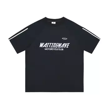 Футболка унисекс WAITINGWAVE, Светло-серый