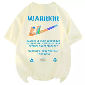 Футболка унисекс WARRIOR, белый