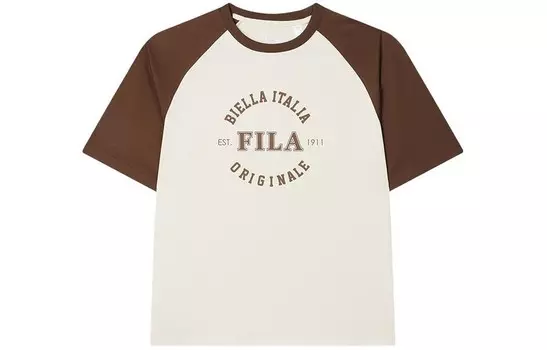 Футболка унисекс весенняя гречневая цвета Fila, цвет Spring buckwheat color