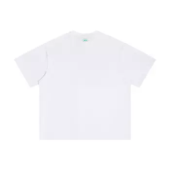 Футболка унисекс Wildx, белый/зеленый