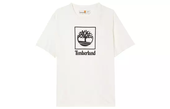 Футболка унисекс винтажная белая Timberland, белый