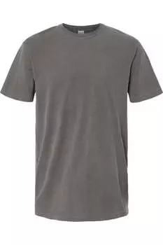 Футболка унисекс винтажная M&O Garment-Dyed, серый