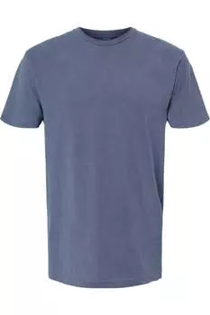 Футболка унисекс винтажная M&O Garment-Dyed, цвет blue jean