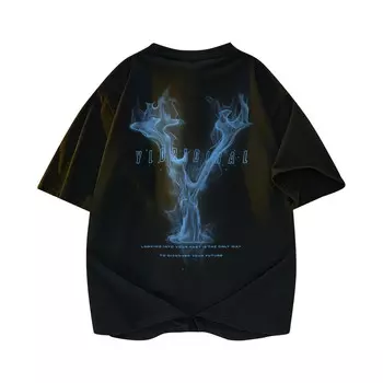 Футболка унисекс Yalu, голубой