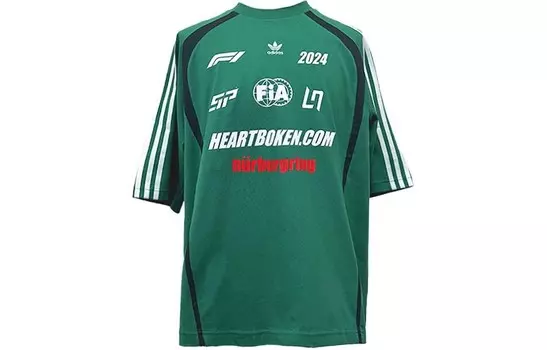 Футболка унисекс зеленая Adidas Originals, зеленый