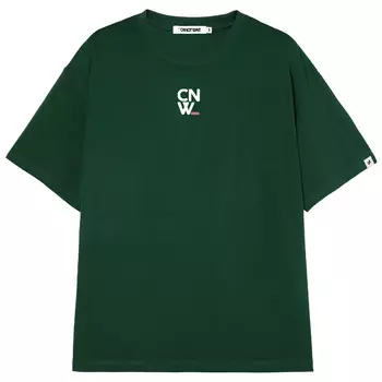 Футболка унисекс зеленая Canotwait_, зеленый