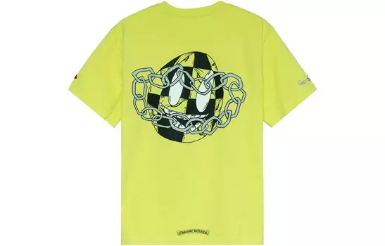 Футболка унисекс зеленая Chrome Hearts, зеленый