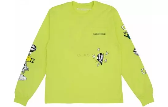 Футболка унисекс зеленая Chrome Hearts, зеленый