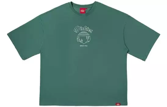 Футболка унисекс зеленая Dickies, зеленый