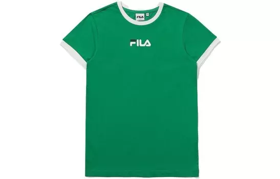 Футболка унисекс зеленая Fila, зеленый