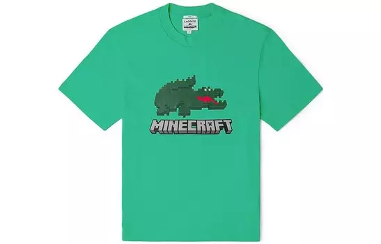 Футболка унисекс зеленая Lacoste, зеленый
