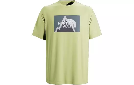 Футболка унисекс зеленая The North Face, зеленый