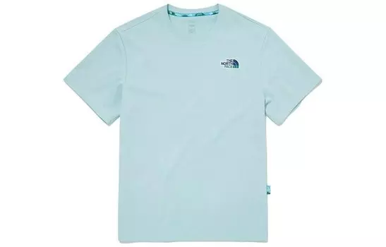 Футболка унисекс зеленая The North Face, зеленый