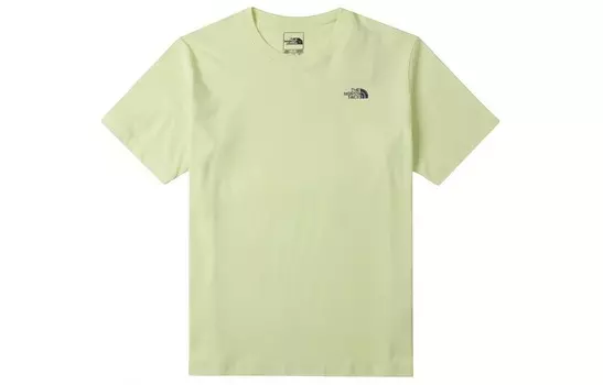 Футболка унисекс зеленая The North Face, зеленый