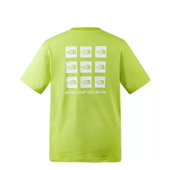 Футболка унисекс зеленая The North Face, зеленый