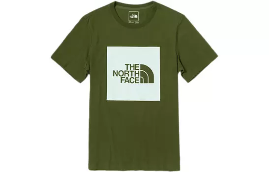 Футболка унисекс зеленая The North Face, зеленый
