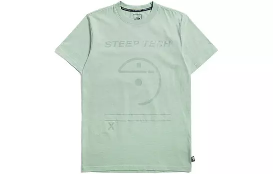 Футболка унисекс зеленая The North Face, зеленый