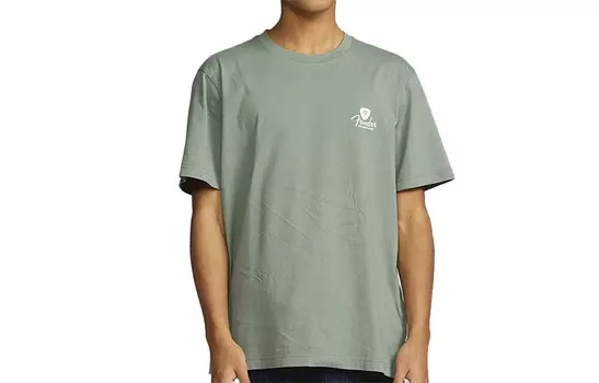 Футболка унисекс зеленая Uniqlo, зеленый