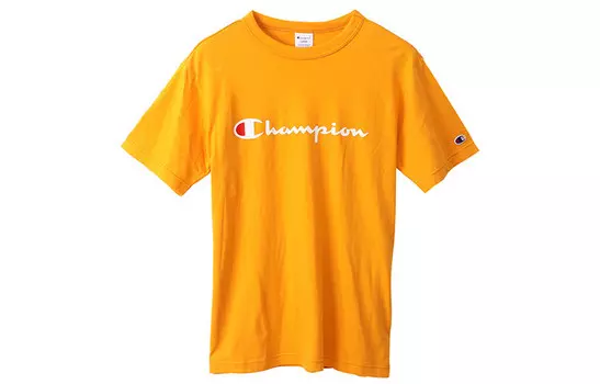 Футболка унисекс желтая Champion, желтый