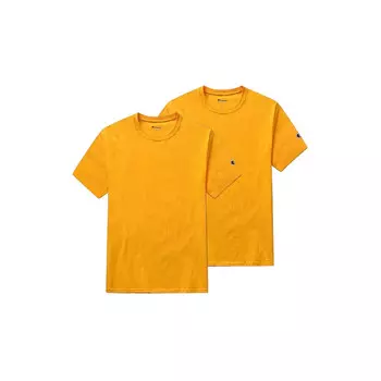 Футболка унисекс желтая Champion, желтый