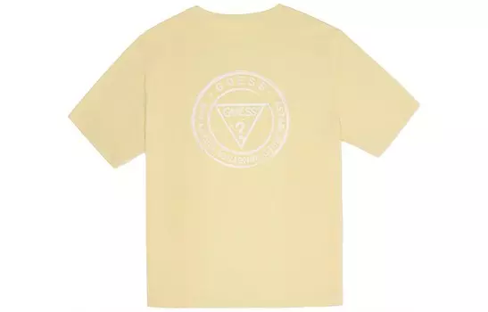 Футболка унисекс желтая Guess, желтый