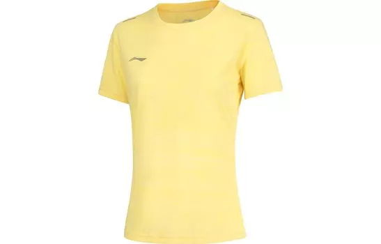 Футболка унисекс желтая Lining, желтый