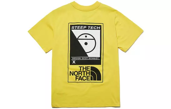 Футболка унисекс желтая The North Face, желтый