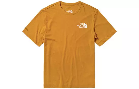 Футболка унисекс желтая The North Face, желтый