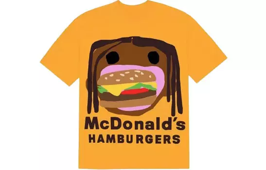 Футболка унисекс желтая Travis Scott, желтый