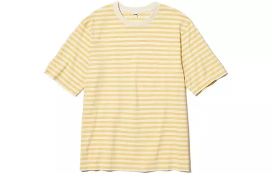 Футболка унисекс желтая Uniqlo, желтый