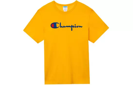 Футболка унисекс золотисто-желтая Champion, цвет Gold