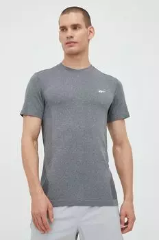 Футболка United by Fitness MyoKnit для тренировок Reebok, серый