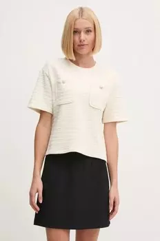 Футболка United Colors of Benetton, бежевый