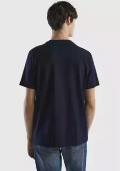 Футболка United Colors of Benetton со значком, синий