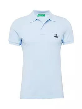 Футболка United Colors Of Benetton, темно-синий/светло-голубой