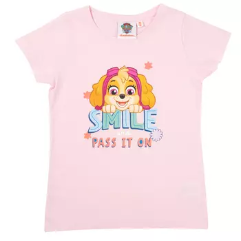 Футболка United Labels Paw Patrol Skye Smile and pass it on, розовый