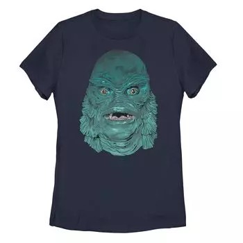Футболка Universal Monsters Creature From The Black Lagoon для юниоров с изображением головы Licensed Character