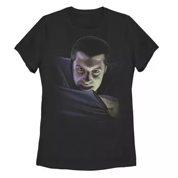 Футболка Universal Monsters Dracula для юниоров с большим лицом Licensed Character