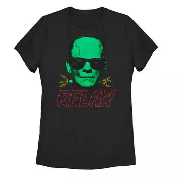Футболка Universal Monsters Frankenstein для юниоров Relax Head Shot Licensed Character