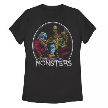 Футболка Universal Monsters Group для юниоров с портретом в рамке Licensed Character